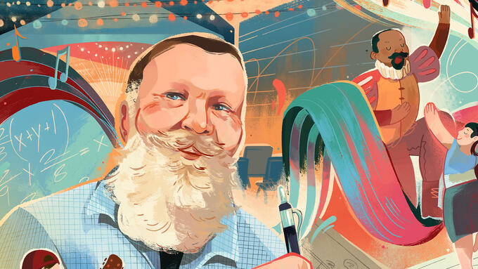 Cartoon image of Michael Koehler