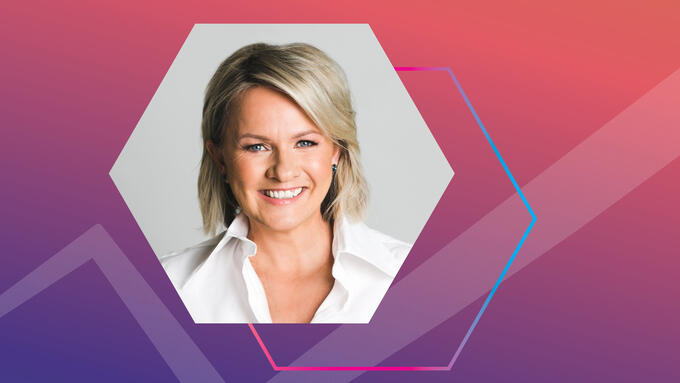 Graphic for Women in Leadership with speaker Sonia McDonald