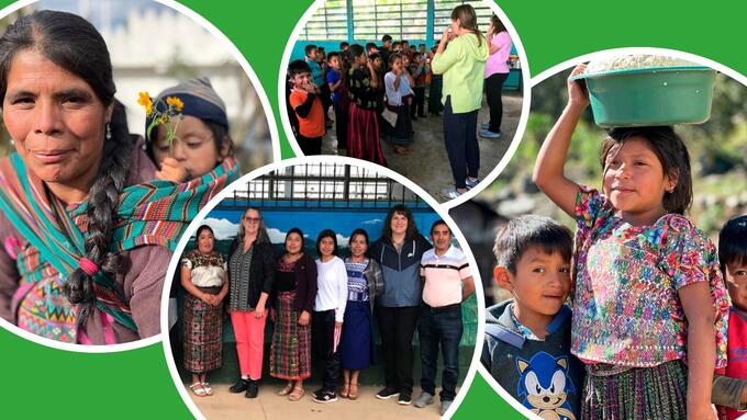 Collage of images from Guatemala 