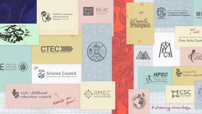 Collage of all ATA specialist council logos