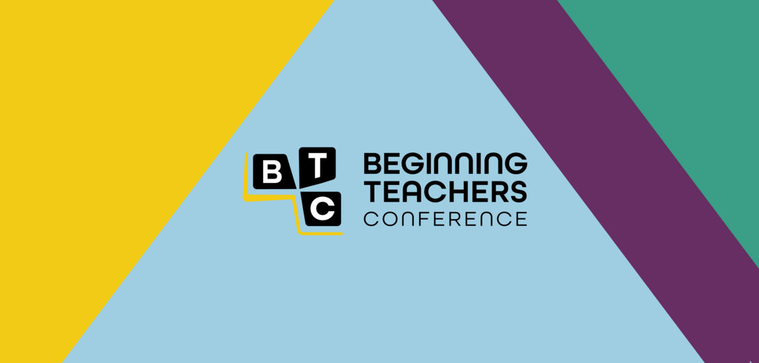 Beginning Teachers' Conference logo graphic