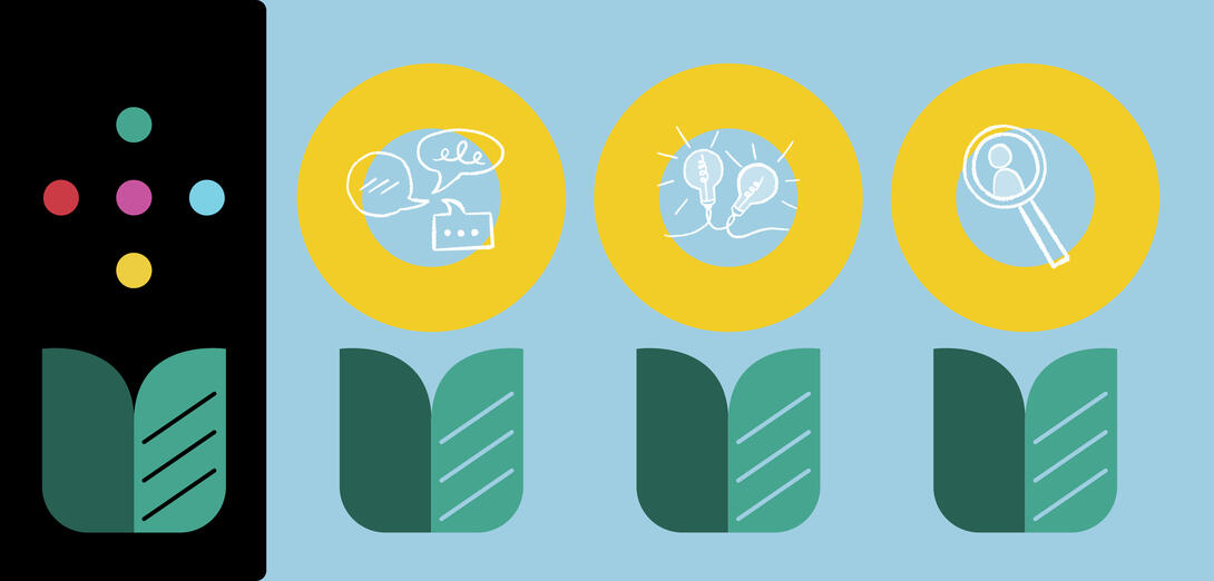 Illustrated flowers